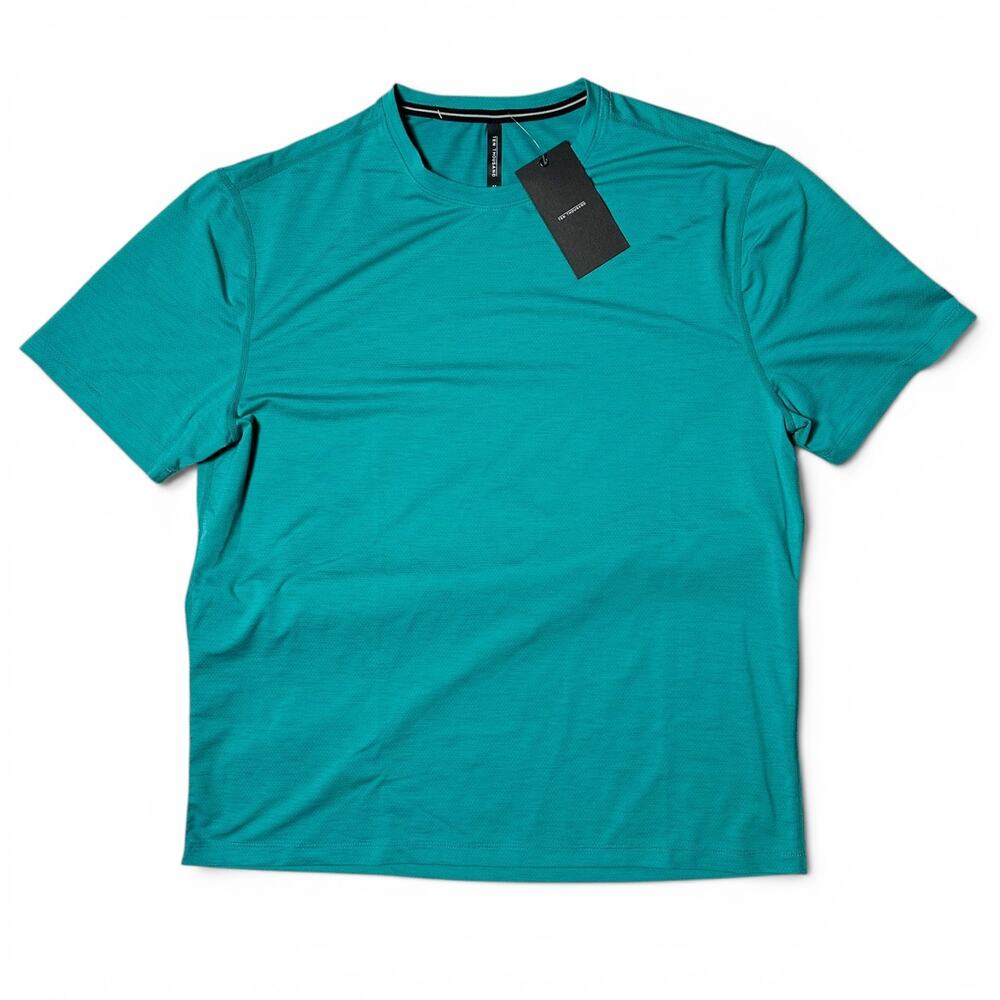 Ten Thousand Versatile Short Sleeve Mens Size M Tropic Green Wicking Mesh NWT